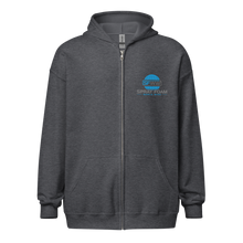 Load image into Gallery viewer, SFWW Blue Logo Zip Hoodie
